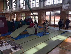 石川県白山市の防災訓練に参加。