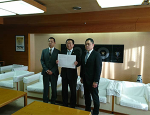 香川県高松市との防災協定を締結。